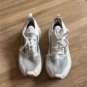 Brooks White Running Shoes